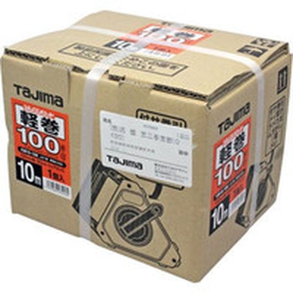 KM1010K (株)TJMデザイン タジマ シムロンロッド軽巻(スタンド付テープロッド)幅100mm 長さ10m