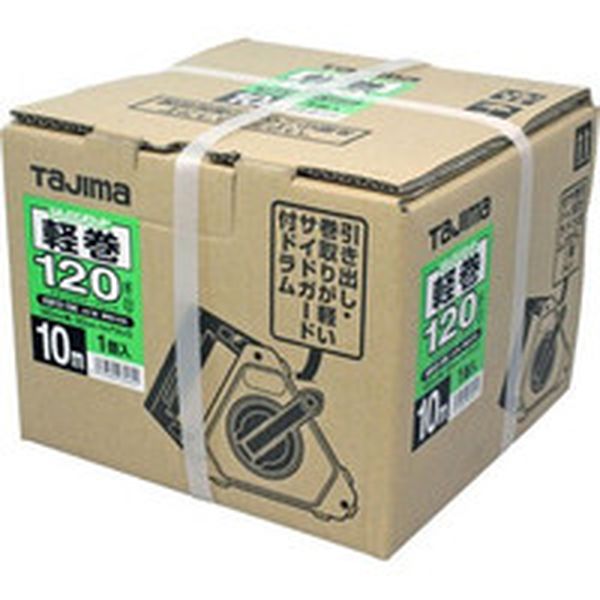 KM1210K (株)TJMデザイン タジマ シムロンロッド軽巻(スタンド付テープロッド)幅120mm 長さ10m