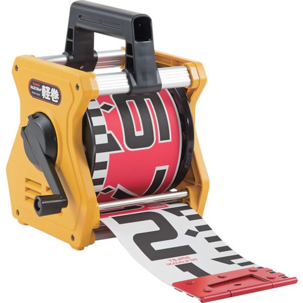 KM1220K (株)TJMデザイン タジマ シムロンロッド軽巻(スタンド付テープロッド)幅120mm 長さ20m