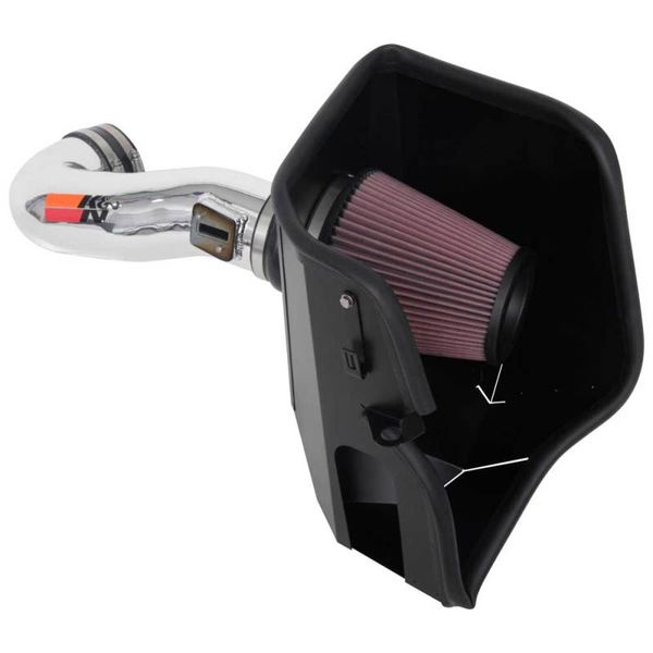 K&N 2019 Chevy Silverado / GMC Sierra 1500 V8-5.3/6.2L Performance Air Intake Kit