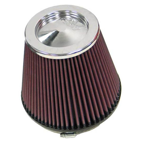 K&N Round Tapered Universal Air Filter 6in Flange ID x 7.5in Base OD x 5in Top OD x 6.5in Height
