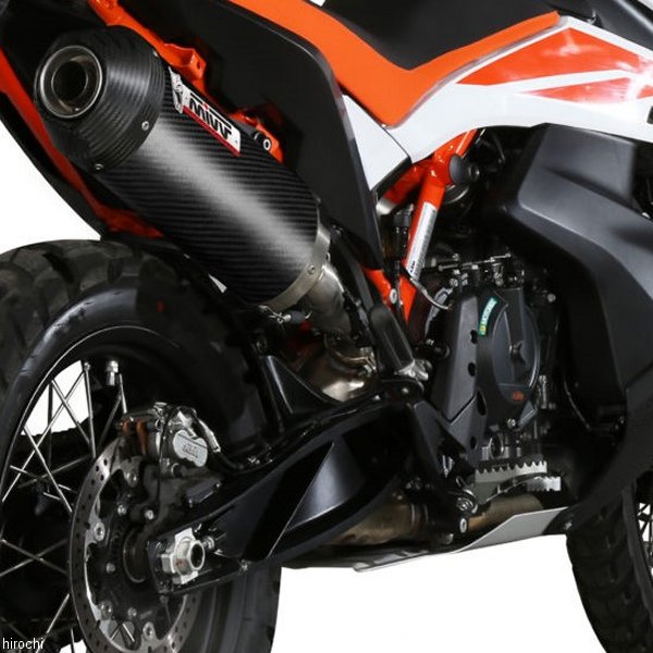 KT.021.LEC ミヴ Mivv スリップオンマフラー OVAL 20年-23年 KTM 890ADVENTURE カーボン