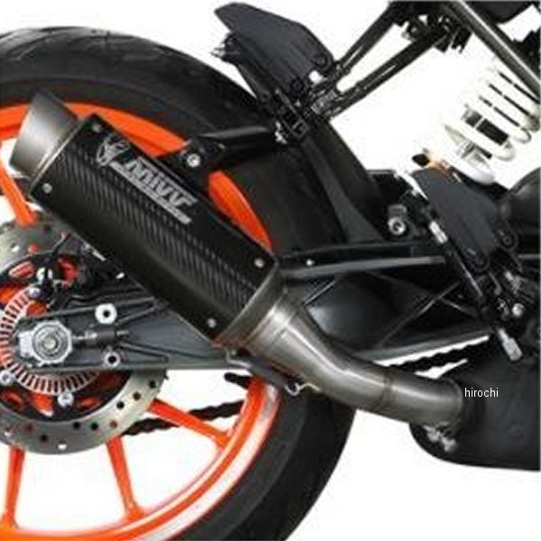 KT.025.L2P ミヴ Mivv スリップオンマフラー GP PRO 21年 KTM 125DUKE カーボン