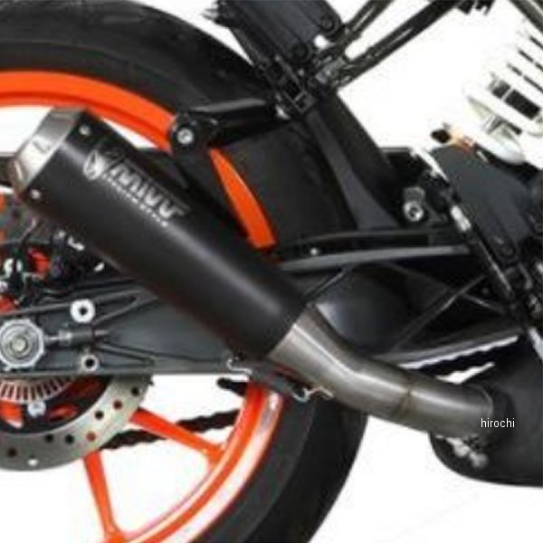 KT.025.LC4B ミヴ Mivv スリップオンマフラー X-M1 21年 KTM 125DUKE ブラックステンレス