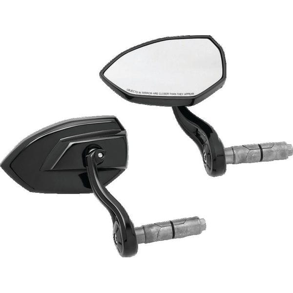 Kuryakyn Phantom Bar End Mirror Gloss Black