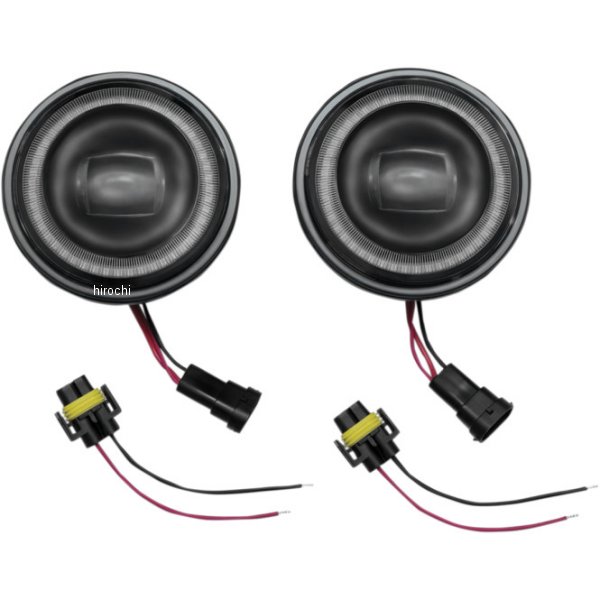 2466 クリアキン Kuryakyn LED パッシングランプ 4.5インチ Orbit Vision (左右ペア)