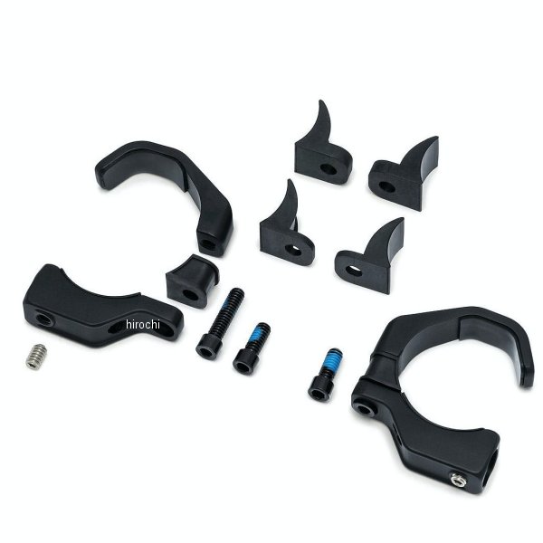 2580 クリアキン Kuryakyn PIPE WRENCH フォークマウント ウインカークランプ 黒