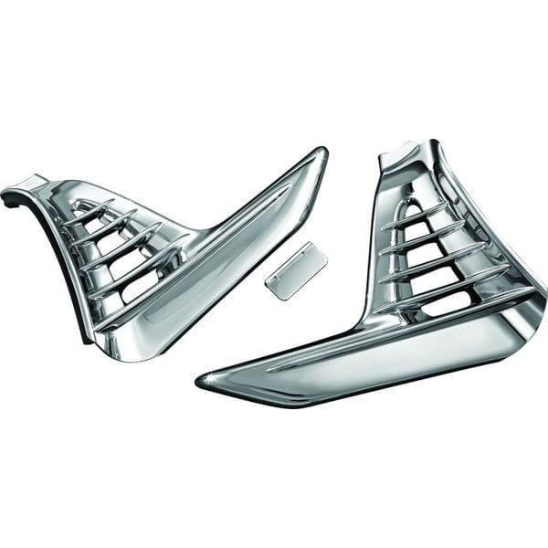 Kuryakyn Louvered Battery Box Cover 01-10 GL1800 Chrome