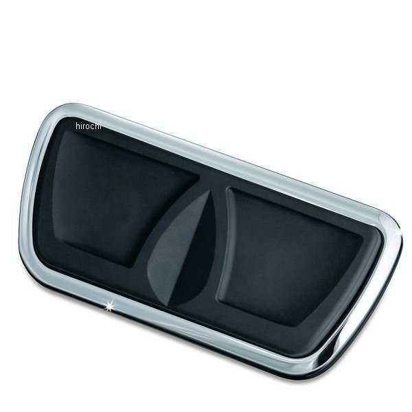 4310 クリアキン Kuryakyn キネティック ブレーキペダルパッド 80年以降 ハーレー ツーリングモデル クローム