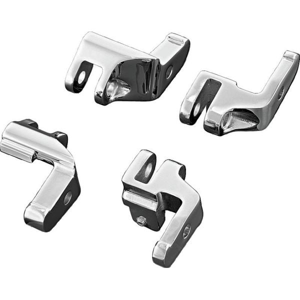 Kuryakyn Floorboard Relocator Brackets 97-16 Touring Chrome