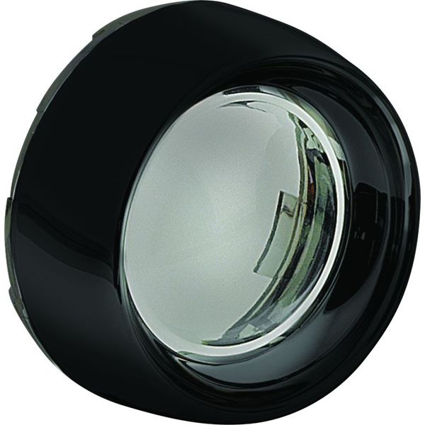 Kuryakyn Deep Dish Bezel For Bullet Turn Signals Smoke Lens Gloss Black