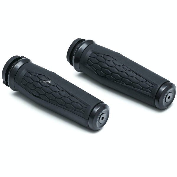 5923 クリアキン Kuryakyn HEX グリップ 08年以降 電子スロットル用 黒