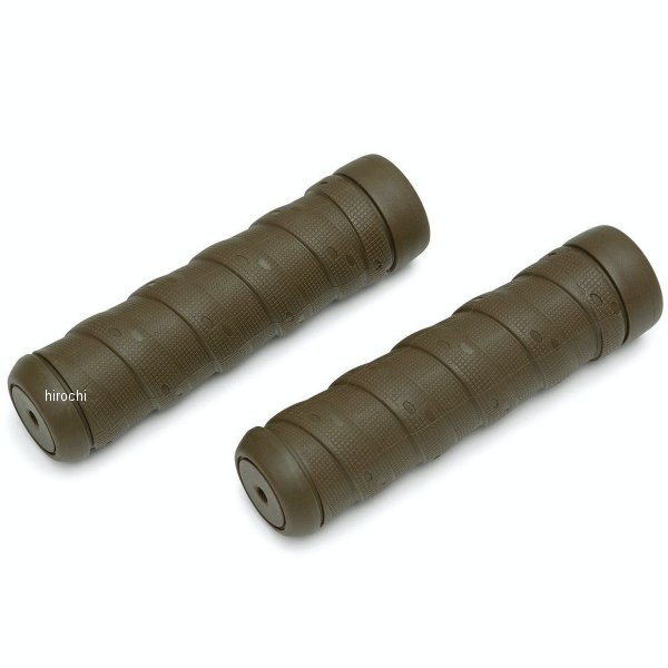 6591 クリアキン Kuryakyn CLASSIC WRAP グリップセット 1インチハンドル用 ブラウン