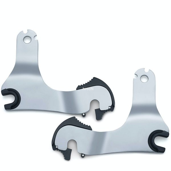 7093 クリアキン Kuryakyn MULTI PURPOSE バックレストサイドプレート クイックリリース 14年以降 ロードグライド