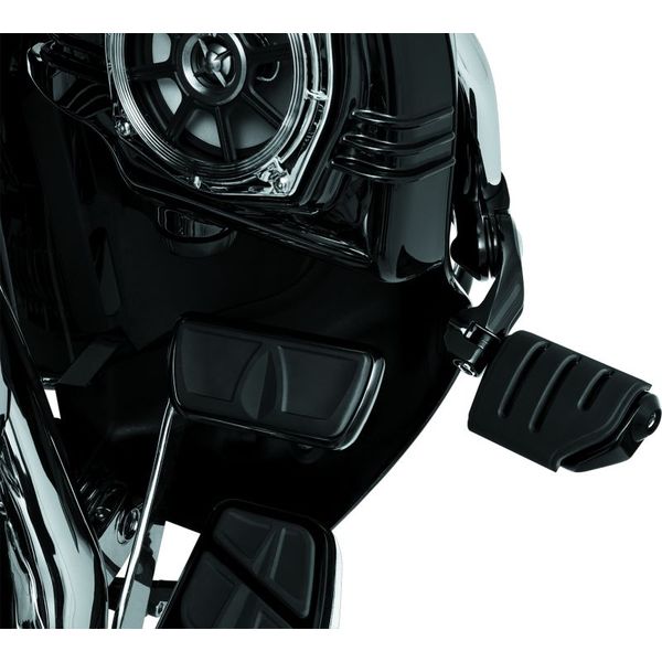 Kuryakyn Tour Tech Trident Dually 4in Back Arm With 1-1/4in Clamps Black