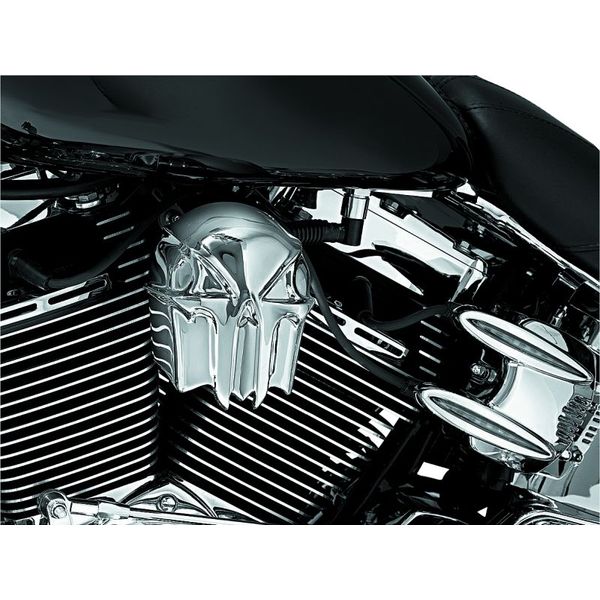 Kuryakyn Skull Horn Cover Chrome