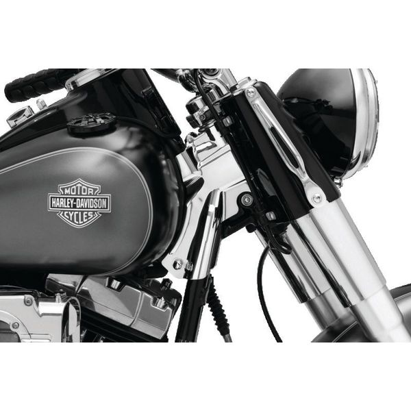 Kuryakyn Neck Cover For 07-17 FLST Models Chrome