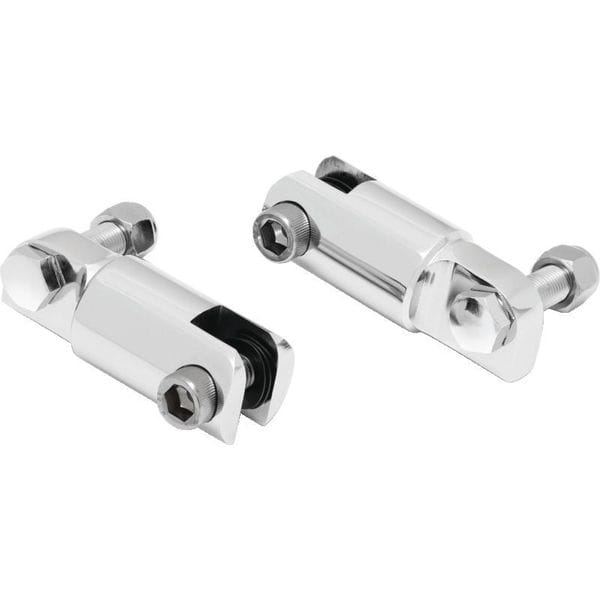 Kuryakyn 2-1/4in Stirrup Heel Rest Extenders Chrome