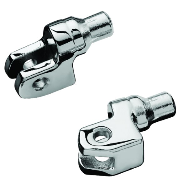 8810 クリアキン Kuryakyn フットペグ 取付金具 テーパー 左右ペア フロント ヤマハ