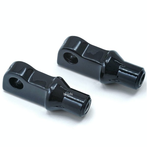 8887 クリアキン Kuryakyn テーパードフットペグアダプター 黒 XL1200X、XL1200V、XL1200C 黒