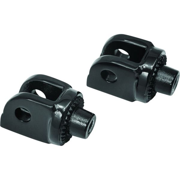 Kuryakyn Splined Adapter Mount Gloss Black