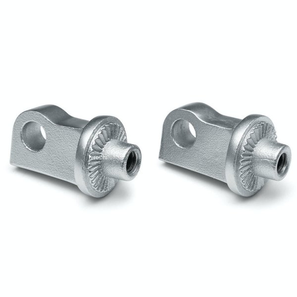 8897 クリアキン Kuryakyn スプラインフットペグアダプター XL1200X、XL1200V、XL1200C シルバー