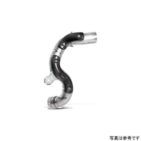 L-B12SO6T 1812-0215 アクラポビッチ AKRAPOVIC リンクパイプ 14年以降 BMW 右側 NINET チタン (ハイマウント)