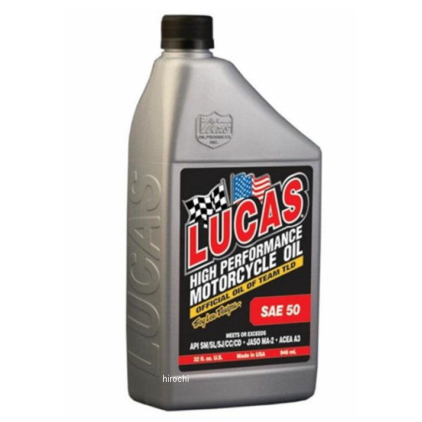 L10712 ガッツクローム LUCAS SAE50 ハイパフォーマンスエンジンオイル