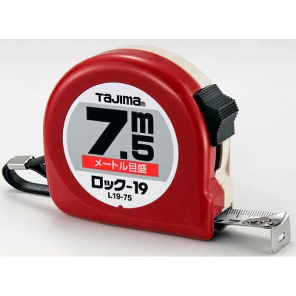 L1975BL 291-9656 (株)TJMデザイン タジマ ロックー19 7.5m メートル目盛 ブリスター