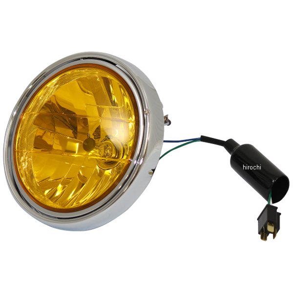 L20-2041-AY マッドマックス MADMAX マルチリフレクター ヘッドライト カワサキ車用 φ180 イエローレンズ