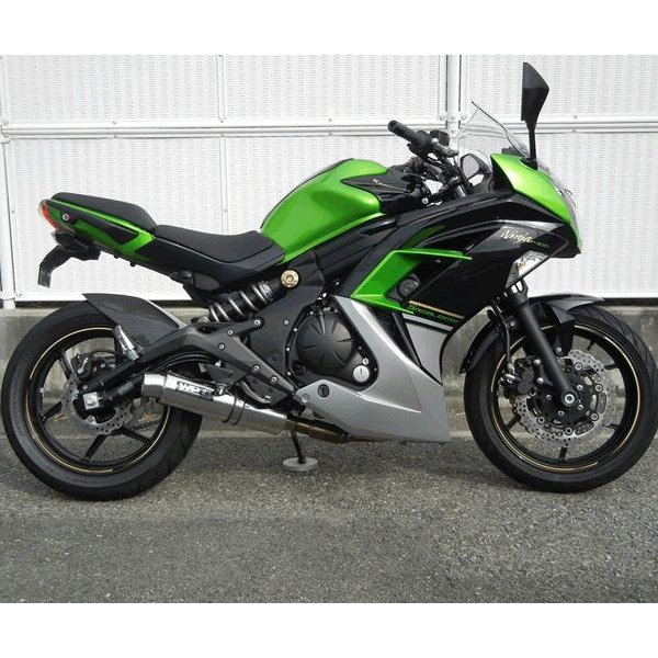 LA4420JM ダブルアールズ WR'S フルエキゾースト JMCA Ninja400、Ninja400SE、Ninja400ABS ステンレス/ステンレス