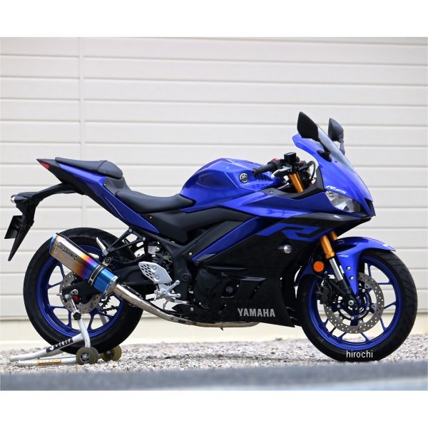 LB2255JM ダブルアールズ WR'S フルエキゾースト SS-OVAL JMCA認証 18年-21年 YZF-R25 焼き色チタン