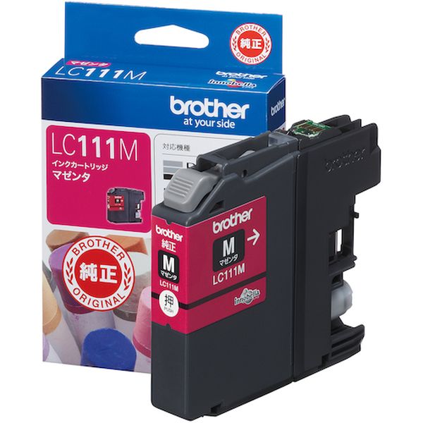 LC111M 434-3438 ブラザー工業(株) ブラザー インクカートリッジ LC111M マゼンタ