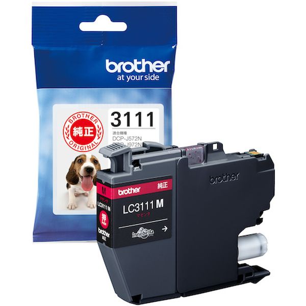 LC3111M 434-3446 ブラザー工業(株) ブラザー インクカートリッジ LC3111M マゼンタ
