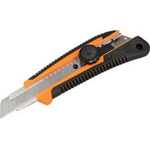 LC561ORCL (株)TJMデザイン タジマ カッターナイフ ネジプロ グリーL オレンジ クリアケース入