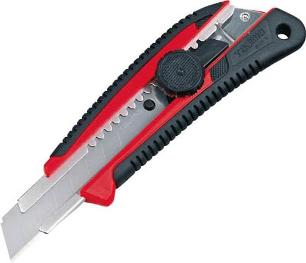 LC561RCL 796-5532 (株)TJMデザイン タジマ カッターナイフ ネジプロ グリ-L 赤 クリアケース入