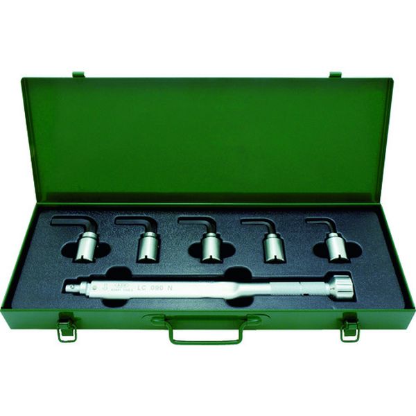 LCX3000 旭金属工業(株) ASH トルクレンチ六角棒スパナヘッドセット LC090N＋5-12mm