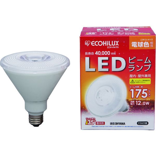 LDR12LWV4 アイリスオーヤマ(株) IRIS 567895 LED電球 ビームランプ 150形相当 電球色