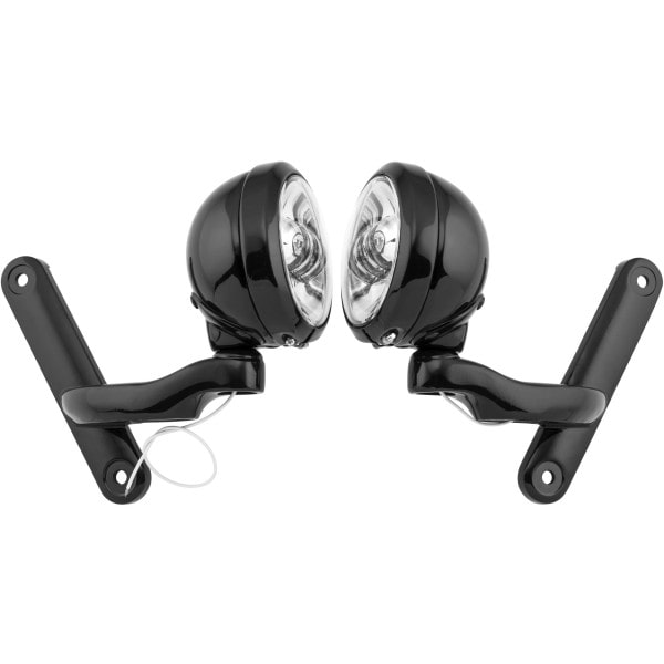 LLC-PLB-BC レトリックライティング LETRIC LIGHTING 4.5インチ パッシングランプ ブラケット付き 黒/クローム