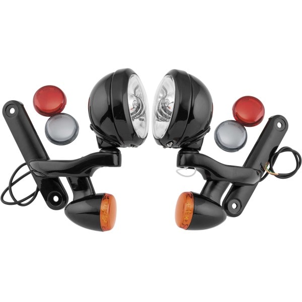 LLC-PLBTS-BC レトリックライティング LETRIC LIGHTING 4.5インチ パッシングランプ ウインカー、ブラケット付き 黒