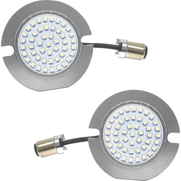 LLC-FLI-7WAS レトリックライティング LETRIC LIGHTING LEDバルブキット フラットスタイルウインカー用 フロント 1157 ホワイト/アンバー