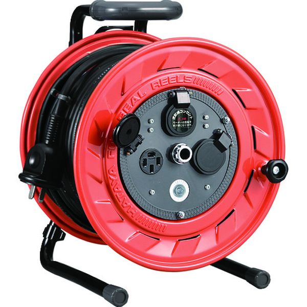 LP332M (株)ハタヤリミテッド ハタヤ 三相200V型コードリール 3.5スケア電線 30m アース付