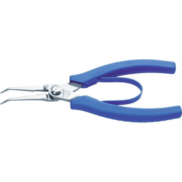 LS04 (株)スリーピークス技研 スリーピークス ロングステンレス先曲ラジオペンチ(バネ付) 163mm