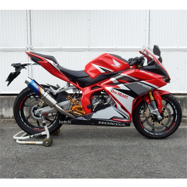 LS1230JM ダブルアールズ WR'S フルエキゾースト ラウンド JMCA認証 17年-19年 CBR250RR ステンレス/チタン