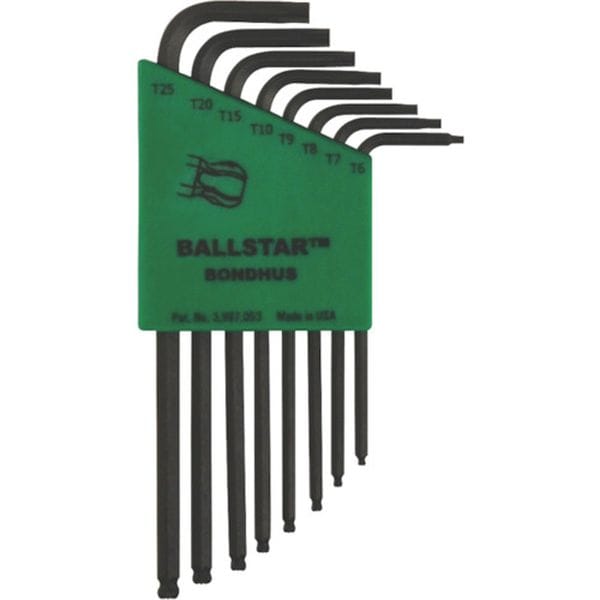 LTX8S 810-7827 ボールポイント・トルクス［［R］］ ボールスターL-レンチ セット8本組(T6-T25)