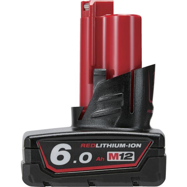 M12B6JP 255-3695 ミルウォーキーツール・ジャパン合同会社 ミルウォーキー M12 6.0AHバッテリー