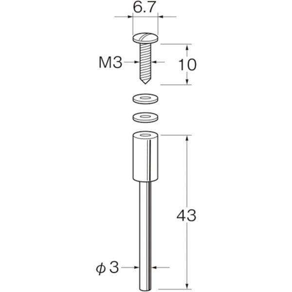 M1601 128-4027 日本精密機械工作(株) リューター マンドレール