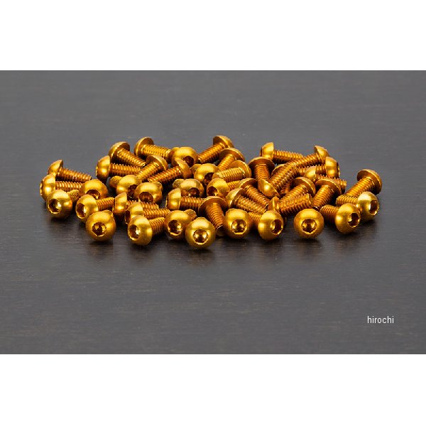 M4X8BHS-AL-GL33 ヨシムラ USヨシムラ CHILAO SS ペダル スモール用ピン ゴールド 33個
