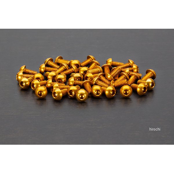 M4X8BHS-AL-GL45 ヨシムラ USヨシムラ CHILAO SS ペダル ラージ用ピン ゴールド 45個