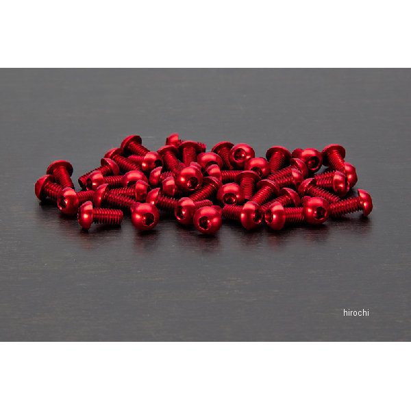 M4X8BHS-AL-RD33 ヨシムラ USヨシムラ CHILAO SS ペダル スモール用ピン レッド 33個